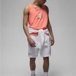 Jordan Flight Club Magic Ember Orange and White Tank Top Size XXL